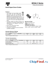 Datasheet BZX84B2V7-V manufacturer Vishay