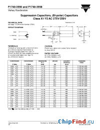 Datasheet F1740-327-3550 manufacturer Vishay