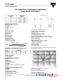 Datasheet F1772-410-20 manufacturer Vishay