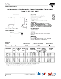 Datasheet F1776-368 manufacturer Vishay