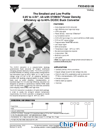 Datasheet FX5545G108T2 manufacturer Vishay