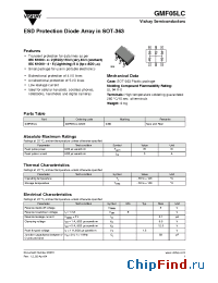 Datasheet GMF05LC manufacturer Vishay