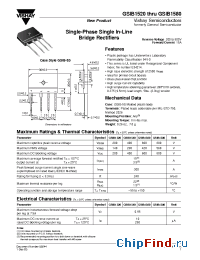 Datasheet GSIB1580 manufacturer Vishay