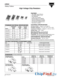 Datasheet HV2512CD1008K200S2 manufacturer Vishay