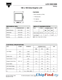 Datasheet LCD160G160B manufacturer Vishay