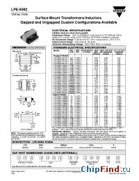 Datasheet LPE-6562-151MB manufacturer Vishay