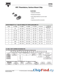 Datasheet NTHS-1206N01 100KD manufacturer Vishay