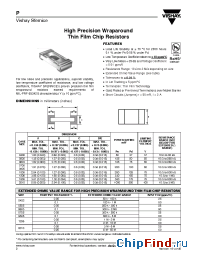 Datasheet P0603K8201BB manufacturer Vishay