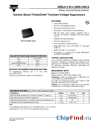 Datasheet SMBJ120CA/55 manufacturer Vishay