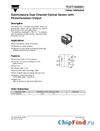 Datasheet TCUT1200X01 manufacturer Vishay