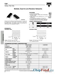 Datasheet TDP16031001A manufacturer Vishay