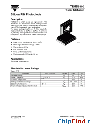 Datasheet TEMD5100 manufacturer Vishay