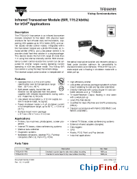 Datasheet TFDU4101-TR3 manufacturer Vishay