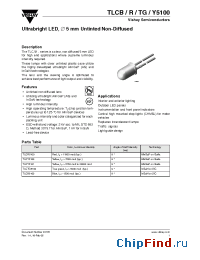 Datasheet TLCR5100 manufacturer Vishay