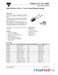 Datasheet TLHG4401 manufacturer Vishay