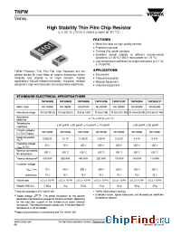 Datasheet TNPW0402 499R .5%D manufacturer Vishay