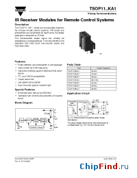 Datasheet TSOP1130KA1 manufacturer Vishay