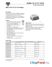 Datasheet VLMH3100-GS08 manufacturer Vishay