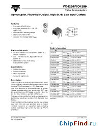 Datasheet VO4254H-X006 manufacturer Vishay
