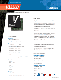 Datasheet VSC220 manufacturer Vitesse