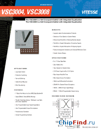 Datasheet VSC3008 manufacturer Vitesse