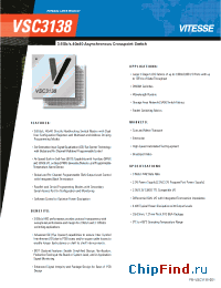 Datasheet VSC3138 manufacturer Vitesse
