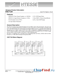 Datasheet VSC7124 manufacturer Vitesse