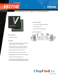 Datasheet VSC7148 manufacturer Vitesse