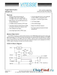 Datasheet VSC8115YA2 manufacturer Vitesse