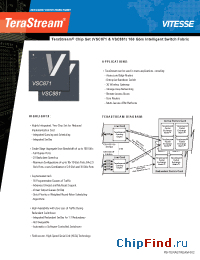 Datasheet VSC881 manufacturer Vitesse