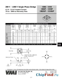 Datasheet 1302UF manufacturer Voltage Multipliers