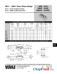 Datasheet 3202 manufacturer Voltage Multipliers