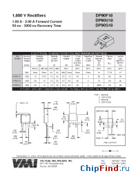Datasheet DP90F18 manufacturer Voltage Multipliers
