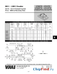 Datasheet LTI202UFTD manufacturer Voltage Multipliers