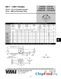 Datasheet LTI206FD manufacturer Voltage Multipliers