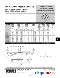 Datasheet LTI206FN manufacturer Voltage Multipliers