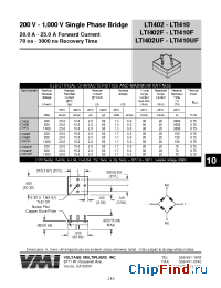 Datasheet LTI402 manufacturer Voltage Multipliers