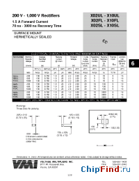Datasheet X02FL manufacturer Voltage Multipliers