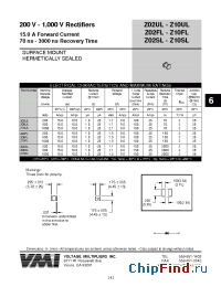 Datasheet Z02FL manufacturer Voltage Multipliers