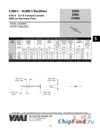 Datasheet Z100S manufacturer Voltage Multipliers
