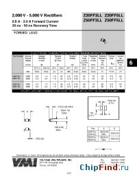 Datasheet Z50FF5L manufacturer Voltage Multipliers