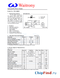 Datasheet PD-34BRC manufacturer Waitrony