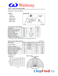 Datasheet W03103YHC-O manufacturer Waitrony