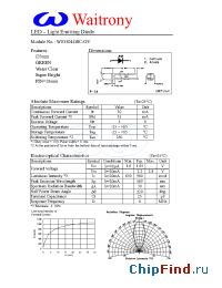 Datasheet W03304GSC-OV manufacturer Waitrony