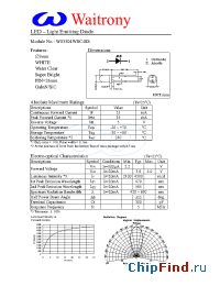 Datasheet W03304WSC-BS manufacturer Waitrony
