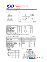 Datasheet W03317YSC-V manufacturer Waitrony