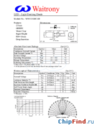 Datasheet W05310GSC-DI manufacturer Waitrony