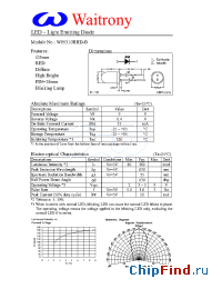 Datasheet W05310RHD-B manufacturer Waitrony