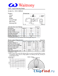 Datasheet W05310RPD-B manufacturer Waitrony
