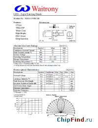 Datasheet W05310YHC-DI manufacturer Waitrony
